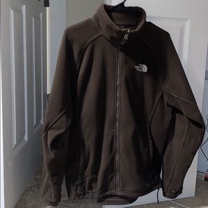 Brown North Face fleece